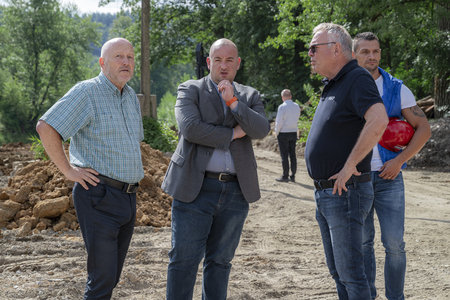 Obisk naselja Bišče; Foto: Ministrstvo za naravne vire in prostor/Črtomir Kelenc ©, 2025